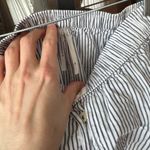 Anthropologie  boxers pants sewn patch striped poplin cotton high rise parke Photo 7