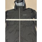 Columbia Women Lightweight Hooded Rain Jacket Black Size Large Water Resistant Photo 2