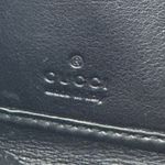 Gucci GG Guccissima Monogram Black Leather Zip Around Wallet with Double G Logo Photo 10