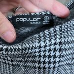 Popular Basics  Black Plaid Mini Dress Small Photo 6