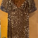 ASOS Open Back Semi Formal Brown Maxi Dress Photo 5