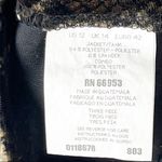 Leslie Fay LESLIE FAYE Black Green Velour Velvet Button Long Sleeves Lined Shacket Size 12 Photo 3