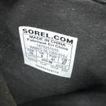 Sorel  Joan of Arctic Wedge II‎ Moto Black Leather Ankle Boots Womens 10 Fall Photo 9