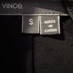 Vince  Leather Scuba Asymmetrical Black Leather Jacket | S Photo 3