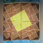 Head Vintage Vera Neumann hand rolled large colorblock neck scarf Photo 1