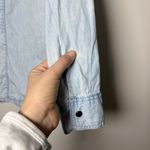 Kenzo Jeans Light Wash Denim Button Down Shirt Sz S Western 90s Streetwear Blue Photo 9