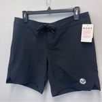 Roxy  Size Medium Classic Black Board Shorts Sport Athletic Active Photo 3