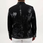 Cavender’s Rockin C Black velvet blazer. Size XL Photo 4