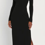 Lulus LULU’S Stunning Excellence Black Off The Shoulder Maxi Dress Photo 0