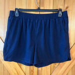 Maurice's Womens Lined Blend Pullon Shorts Navy Front Pockets Size Large (5318) Photo 0