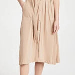 ATM Anthony Thomas Melillo Shirt Dress Camel‎ Beige Cotton Size Large Tan Photo 0