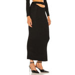 Aya Muse Maggie Cutout Skirt in Black X Photo 3