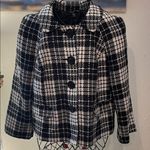 Briggs New York 🐼🐼🐼BOGOHO 🐼🐼🐼Briggs Women's Black and White Plaid Jacket-16 petite Photo 1