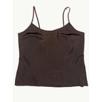 CCC Brown Sleeveless Camisole Top Petite Large All Polyester Made In Indonesia Size undefined Photo 6