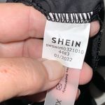 SheIn Black 1 Piece Modest Swimsuit Adjustable Straps Padded Top Sheer Strips NWOT XL Photo 8