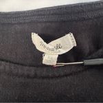 Madewell  Side Tie Crop Top Black Size XS Long Sleeve Crew Neutral Preppy Casual Photo 4