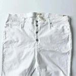 Madewell  Petite High Rise Skinny Jeans White Step Hem Plus Size 36P NWT Photo 6