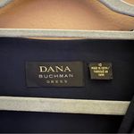 Dana Buchman Dana Butchman 100% Silk vintage beaded iridescent maxi dress & jacket navy 10 Photo 3