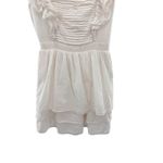 MAJORELLE White Ruffle Smocked Mini Dress Cottagecore Milkmaid Boho Girly S Photo 6