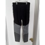 Athleta Athlete Salutation Modblock Black 7/8 Length Leggings Size Small Photo 3