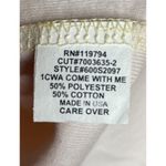 One World Vintage Womens Y2K  2X Top Blouse Satin Trim Birds Boho Floral Romantic Photo 5