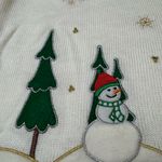 Holiday Time Holiday Sweater Snowy Scene Photo 6