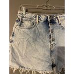 Forever 21 Light Wash Button Up Fly High Rise Shorts Size 29 Photo 2