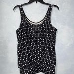 Tankini ~ Black & White Polka Dot ~ Tank Style ~ Padded ~ Swimsuit ~ Large Photo 4