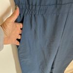 J.Crew Sleeveless Blue V Neck Jumpsuit Photo 5