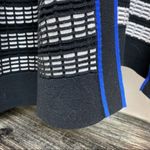 Kasper  Blue Black White Striped Knit Open Cardigan 2X Plus Photo 2