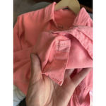 Frank & Eileen Mary Classic Shirt Dress Famous Denim in Sunset Pink Small Photo 8