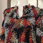 Anthropologie Akemi + Kin Balloon Sleeve Floral Chiffon Smocked Top Size S Photo 13