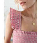 NWT Marea by Liz Joy Sasco in Lavender Thistle Smocked Cotton Maxi Dress XS Photo 8