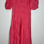 Ba&sh Linda Midi Dress in Jelly Pink Sz 0 Photo 0