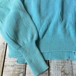 Aerie Cropped Sweater Size S Turquoise Photo 2