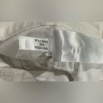 Madewell relaxed Women's White Denim Shorts Sz 14 cut off ragged hem beach Photo 5