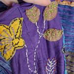 VINTAGE KARMA CIRCLE USA MADE IN NEPAL BOHEMIAN COLORFUL KNIT INFINITY SCARF Blue Photo 7