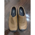 Keen  Cush Slip-On Clog Shoe Women 9 Leather Brown Non-Slip Photo 1