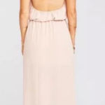 Show Me Your Mumu S blush powder pink halter maxi cruise dress Photo 0
