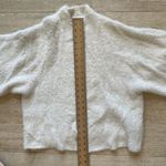 Source Unknown Sleeping On Snow Ivory Open Front Short Cardigan Sweater‎ Wide Sleeves One Size Photo 3
