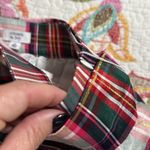 Crown & Ivy  size 10 plaid skirt with bow side hidden zip closure lined pockets Photo 6
