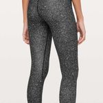 Lululemon  Align Pant II 25" Luminesce Splatter Ice Grey Black Size 4 Photo 0
