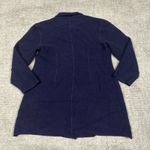 Deane & White Cardigan Sweater Jacket Womens XL Wool Dark Purple Button Front Photo 2