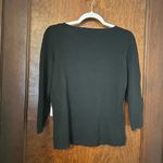 NWT Vintage Y2K Sequin Beaded Butterfly Print Top Size L Black Size L Photo 3