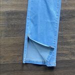 SheIn  Light Blue Straight Leg Jeans Womens Sz Large Blue Distressed Light Wash Photo 4