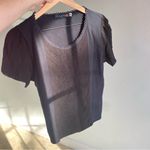 Johnny Was  Elegant Navy Blue & Black Blouse Photo 4