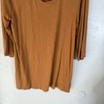 Soft Surroundings  M 3/4 Sl Scoop Neck Basic Casual Tunic Top Amber Lagen‎ Boho Photo 2