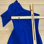 Dress the Population  Tiffany Dress Electric Blue One Shoulder Midi Size S Photo 2