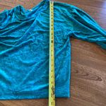 We The Free  Womens XS Milan Green Crushed Velvet Oversized Sweatshirt Y2K Grunge Photo 12