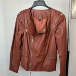 Marciano  Burnt Orange Leather Jacket Photo 0